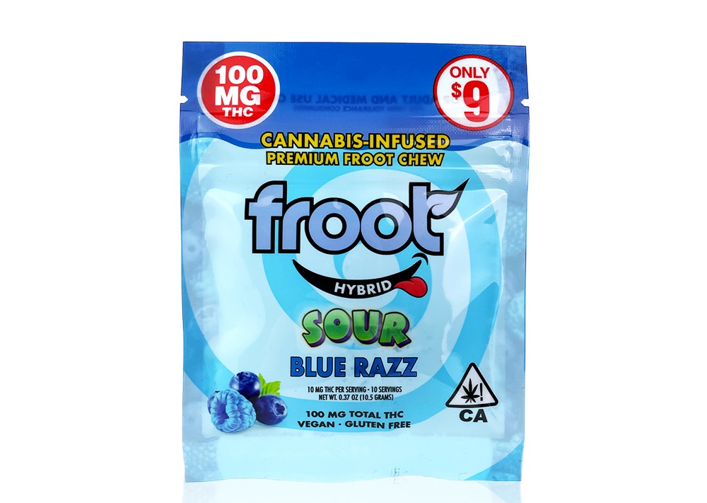 FROOT | Sour Blue Razz | Gummy | 100mg
