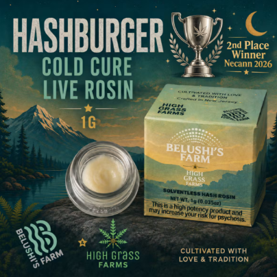 Belushi Farms - Hash Burger - Cold Cure Rosin