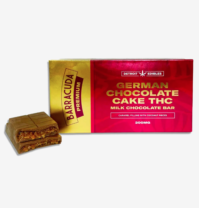 Detroit Edible Barracuda Bar Milk Chocolate German Cake
