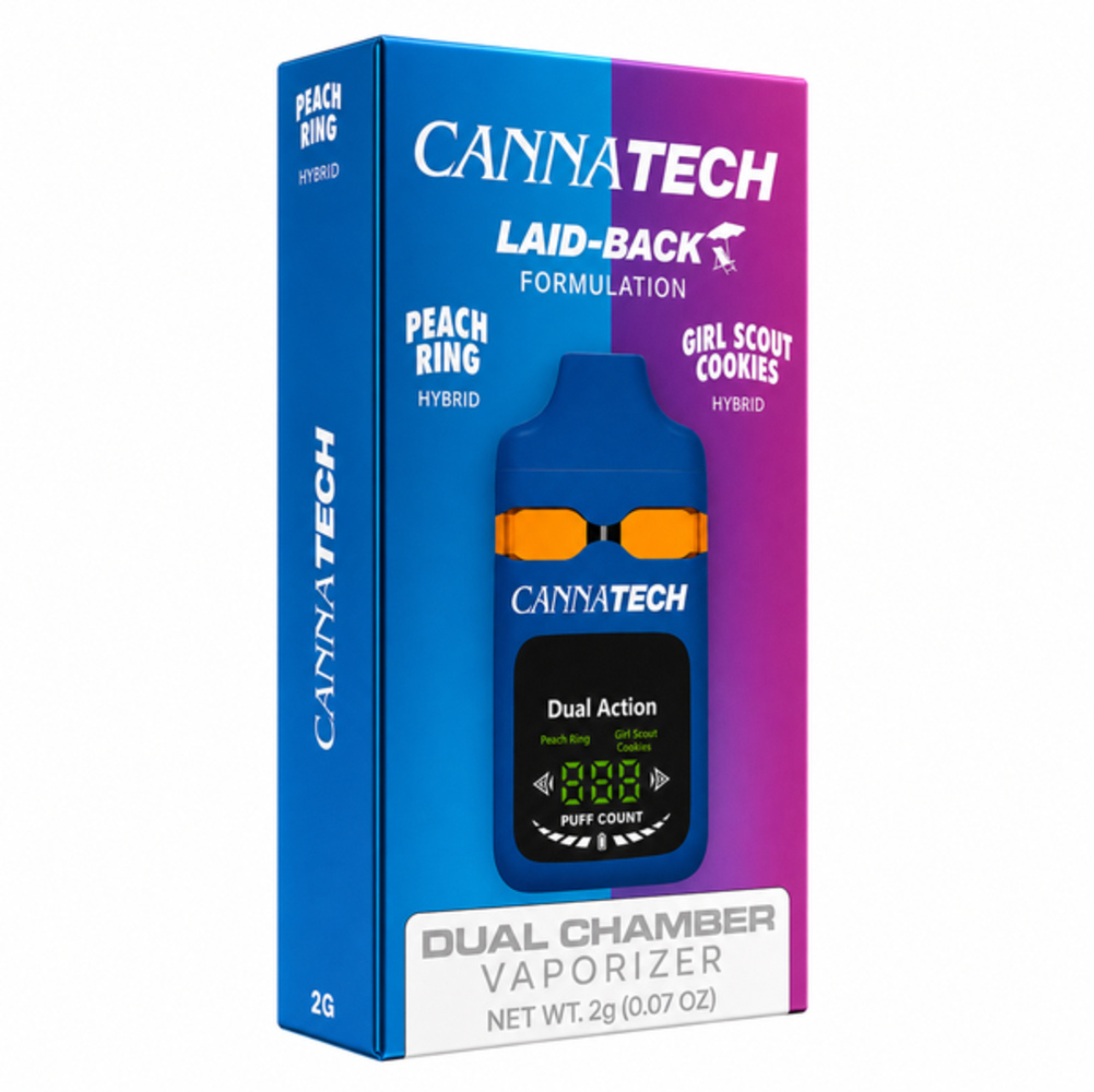 Cannatech Peach Rings x Girl Scout Cookies Dual Chamber Vape