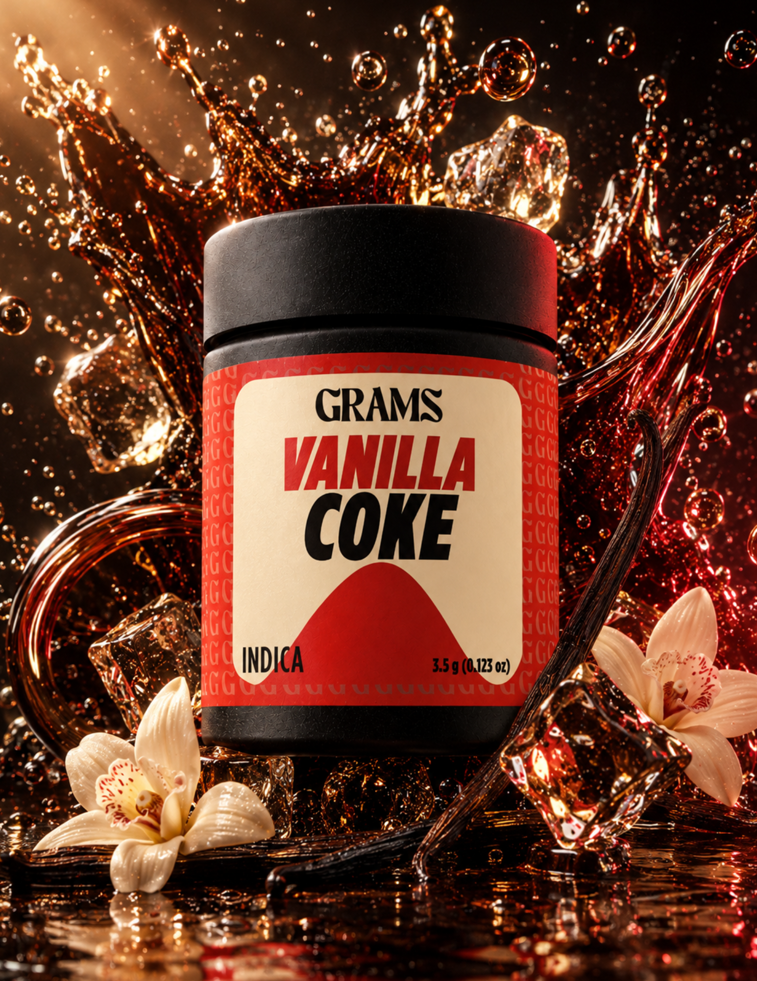 Grams | Vanilla Coke | Indica | Flower | 3.5g