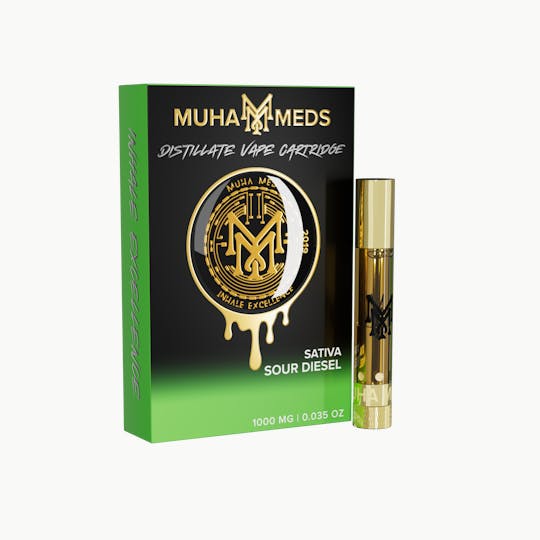 Muha Meds | Sour Diesel - Sativa 510 Cart | 1g
