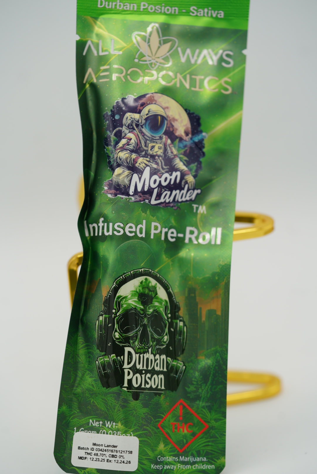 Moon Lander - Infused Preroll - Durban Poison