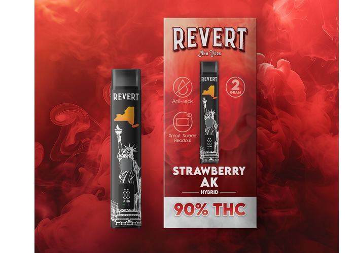 Revert - Strawberry AK Disposable Vape - 2g