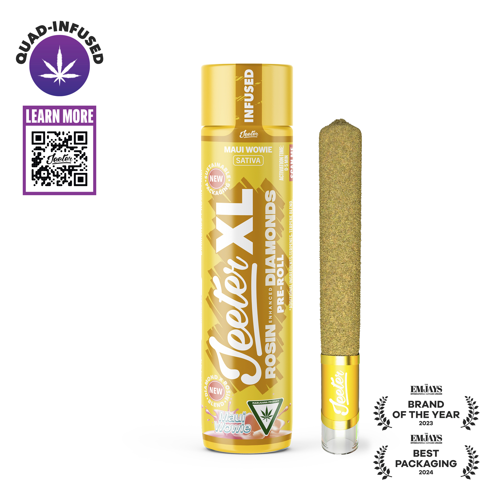 Maui Wowie Jeeter XL Infused Pre-Roll | 2g
