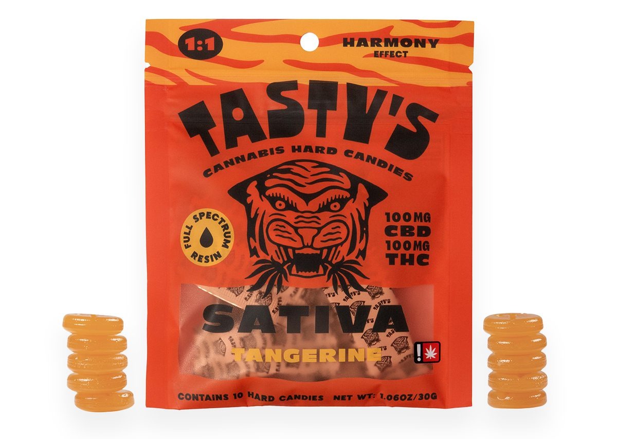 Edible Hard Candy Sativa Tangerine