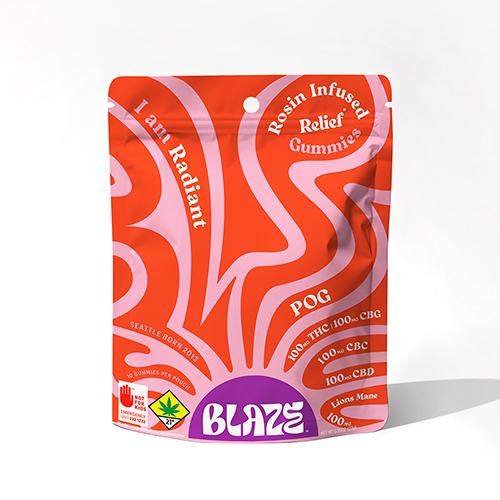BLAZE GUMMY - Pineapple Orange Guava Gummies 1:1:1:1 10PK