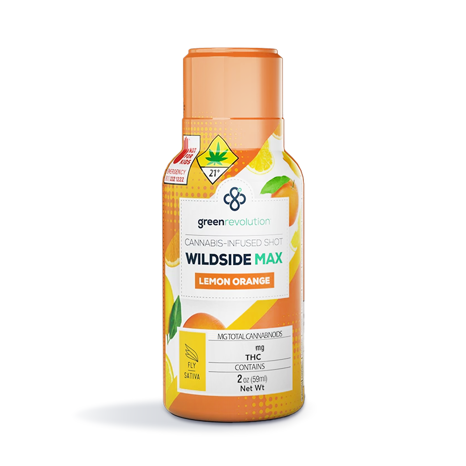 Wildside Orange Cream MAX Shot 1:1 | 100mg