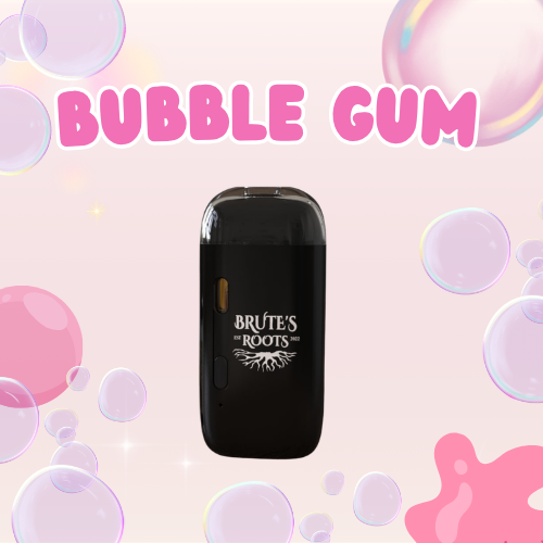 1g Disposable Vape - Bubble Gum - Brute's Roots - REC