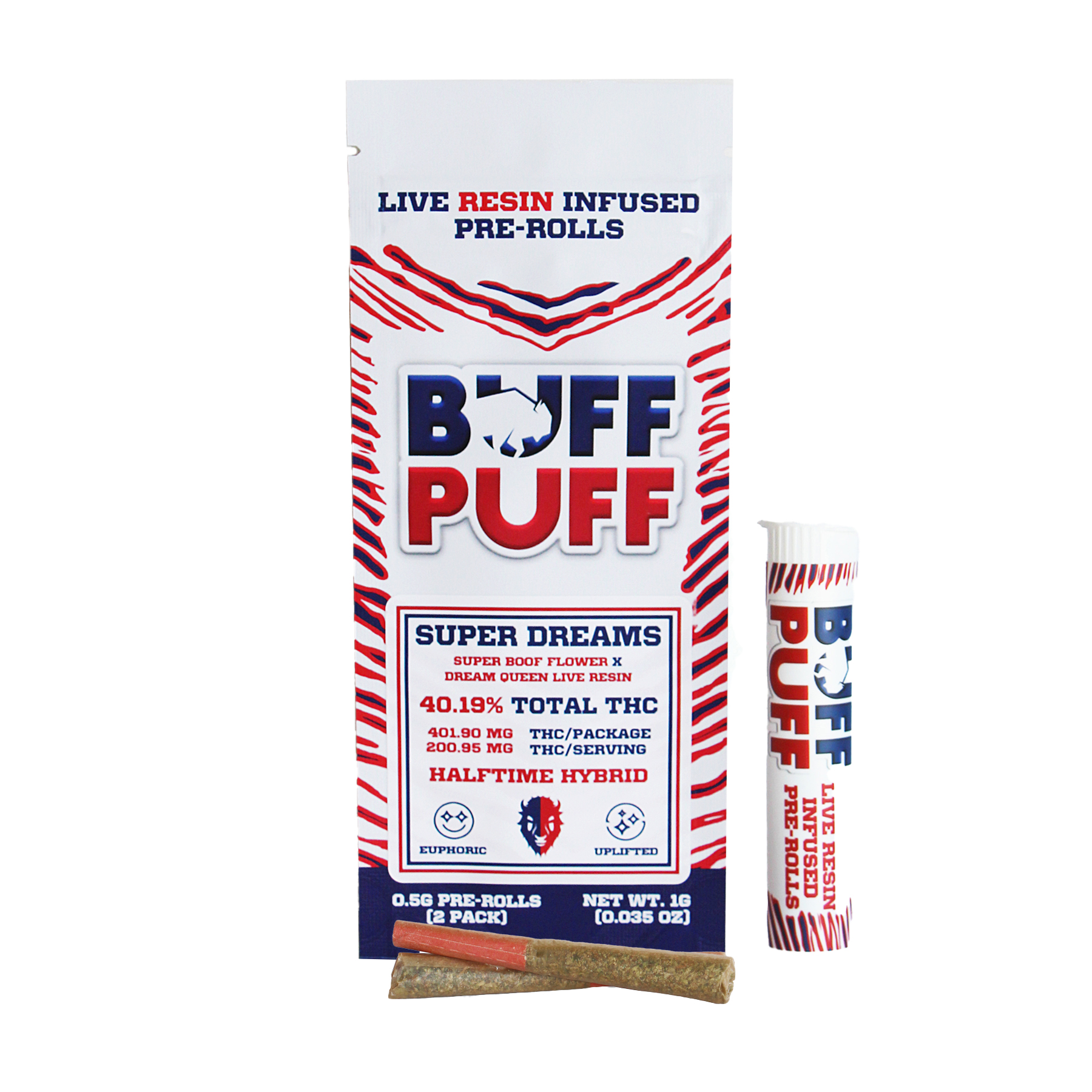 Dreams Resin Infused .5gr Prerolls