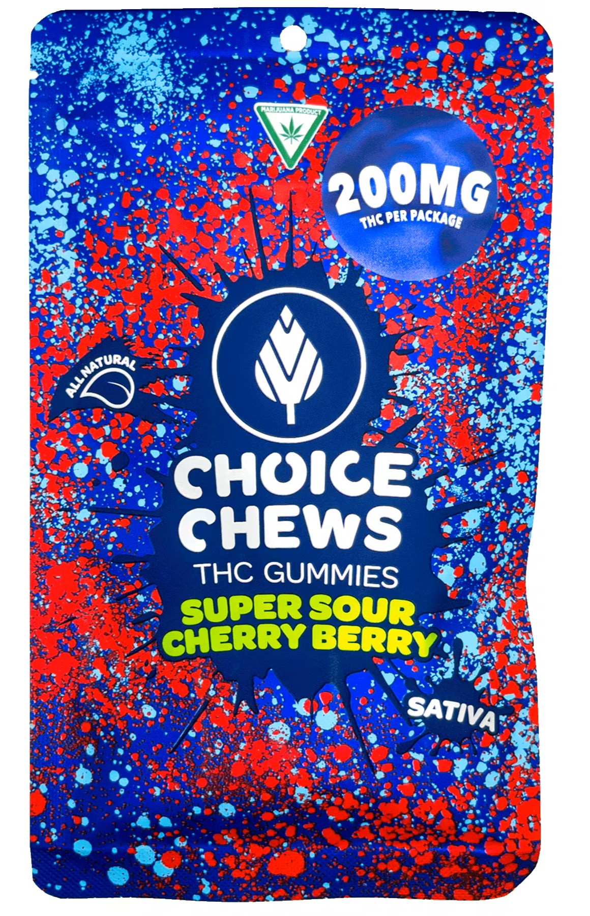 Choice: Super Sour Cherry Berry 200mg
