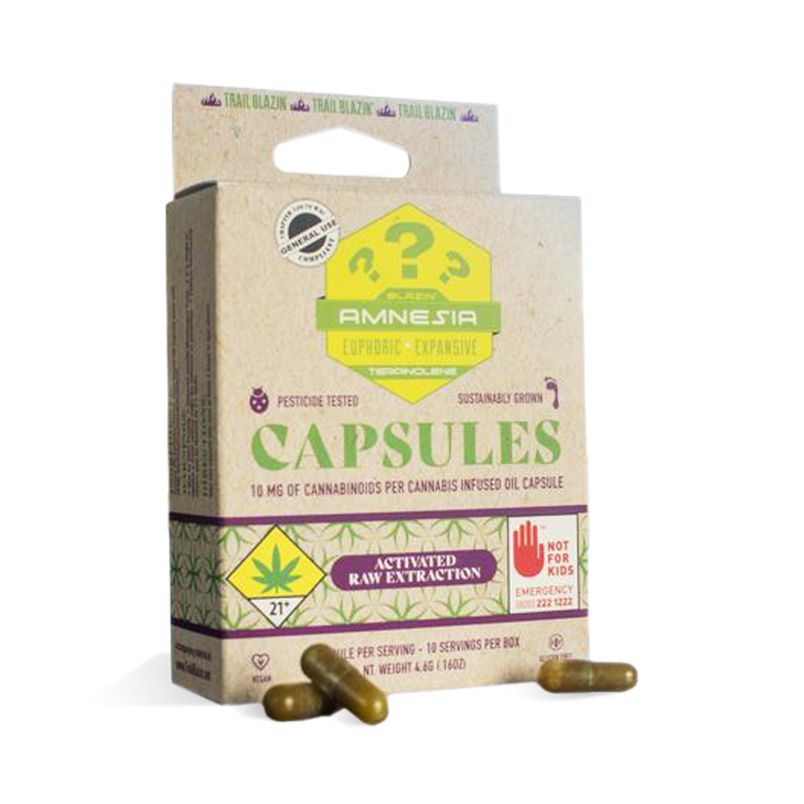 Amnesia Capsules 10-pack (DOH)