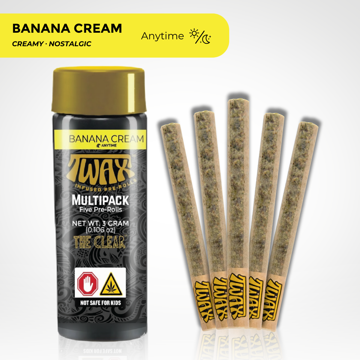 Banana Cream Infused Pre-Rolls (5 x 0.6g) 3g
