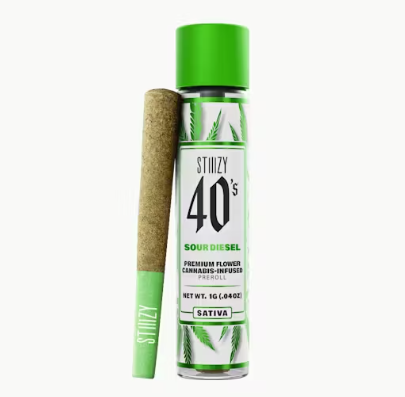 Stiiizy - Sour Diesel - 1g Infused Preroll
