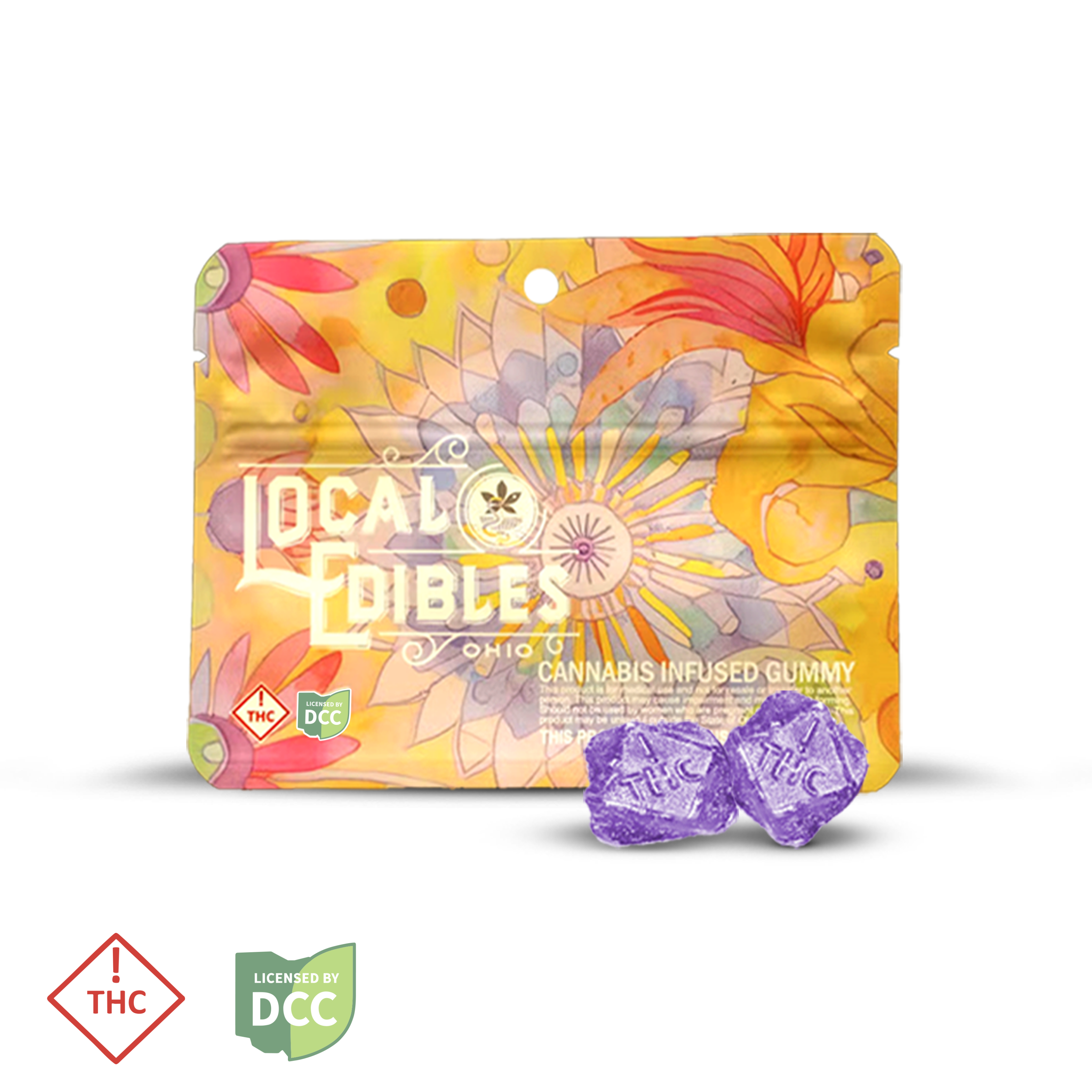 Local Edibles Gummies Berry Blast