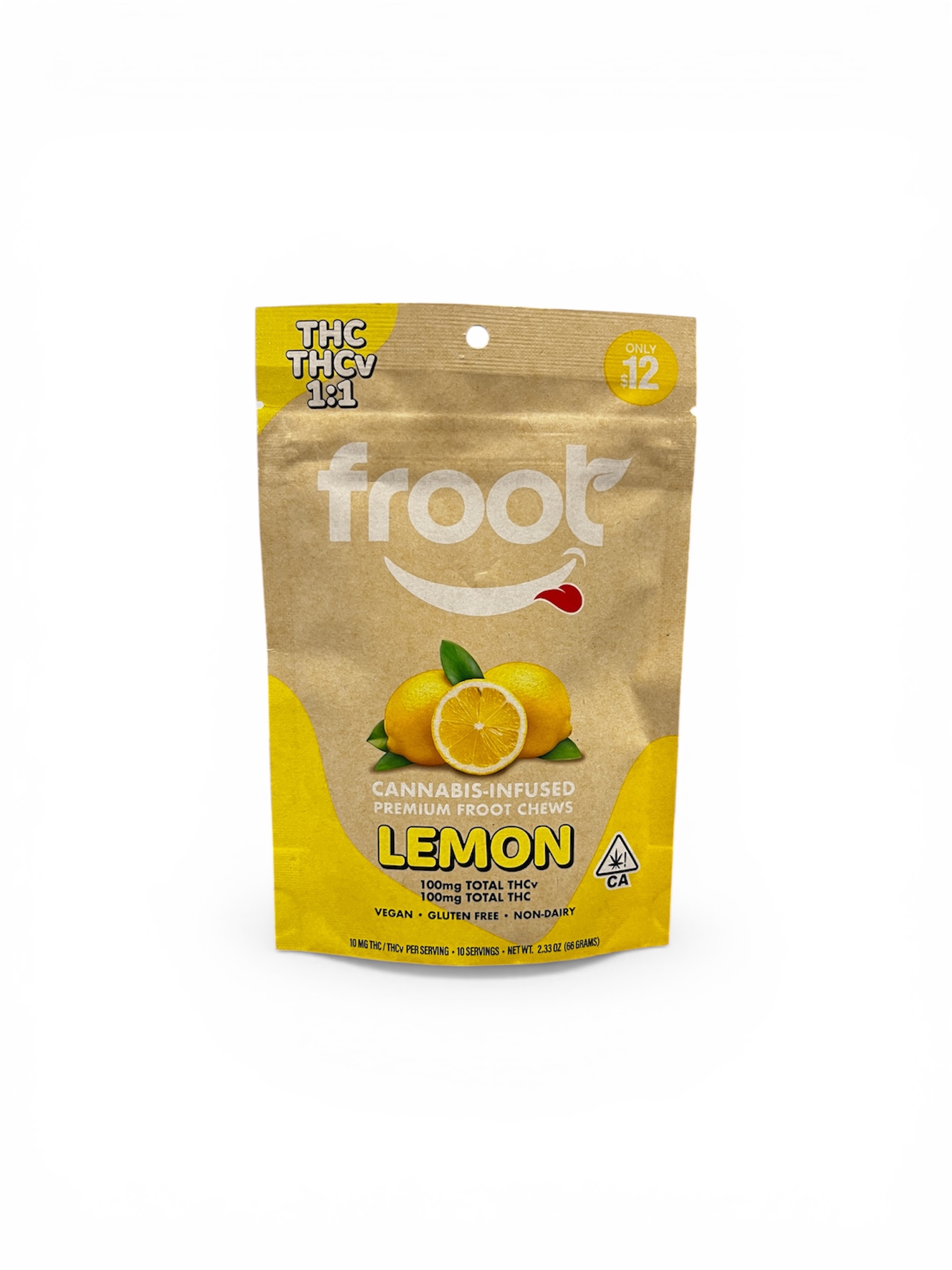 Lemon 1:1 THC:THCV Gummies