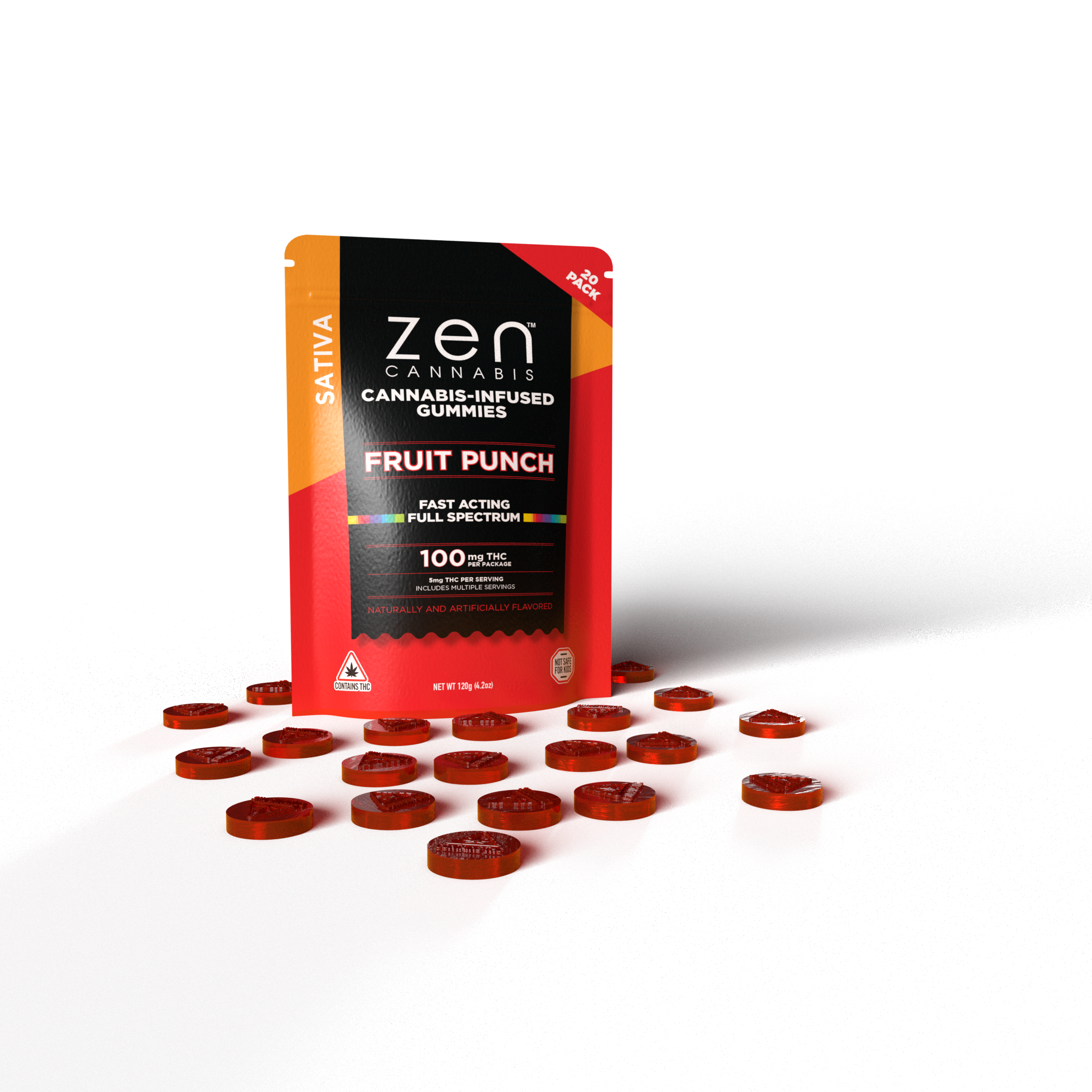 Fruit Punch Sativa Gummy