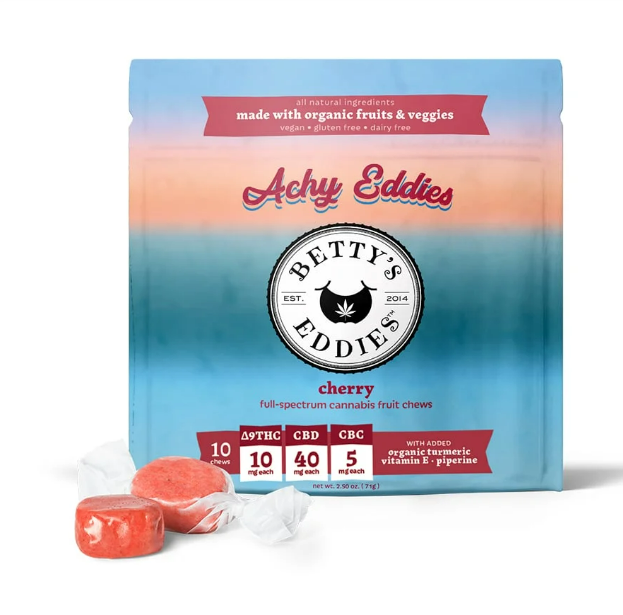 Chews Achy Cherry 1:4:.5 THC:CBD:CBC 10mg