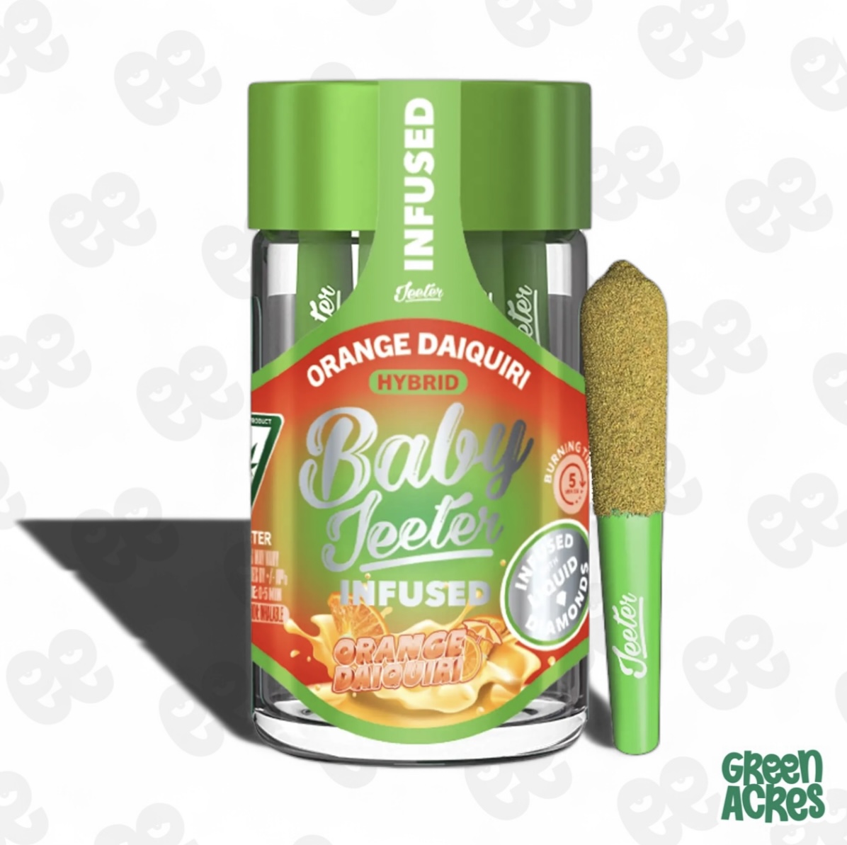 Orange Daiquiri Baby Jeeter Infused Pre-Roll 5-pack | 2.5g