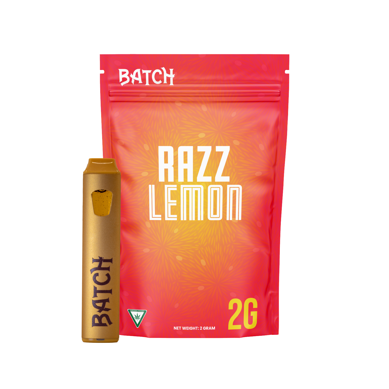 Batch | Razz Lemon | 2G Distillate Disposable