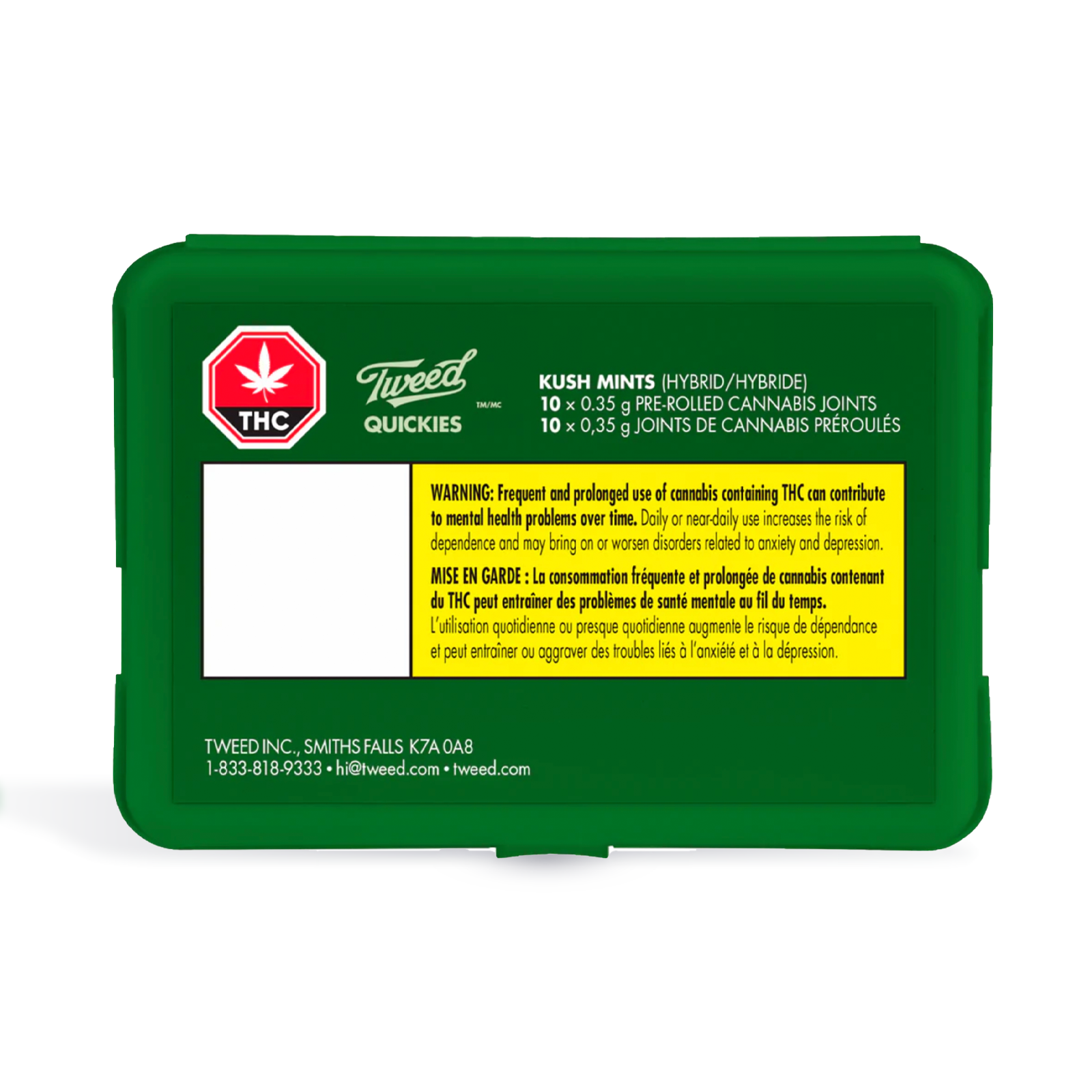 Quickies Kush Mints Pre-Roll 10-pack | 3.5g