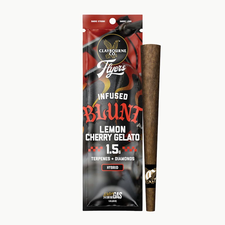 Claybourne Co. Flyers | Lemon Cherry Gelato Infused Blunt