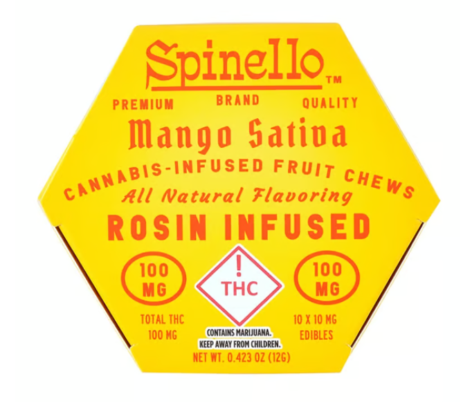 Mango - Sativa - Rosin Fruit Chew - 100mg (1pk)