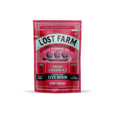 Lost Farm | Live Rosin Gummies | Very Cherry x Trop Cherries | 100mg