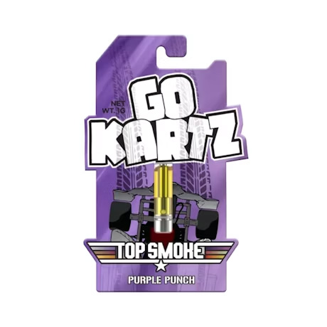 Top Smoke | 1g 510 Vape Cart | Purple Punch Go Kartz