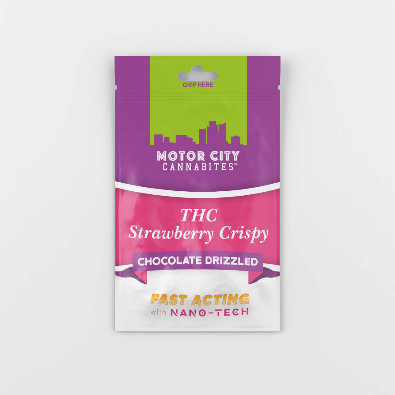 STRAWBERRY CRISPY WITH DRIZZLE | 200MG | REC