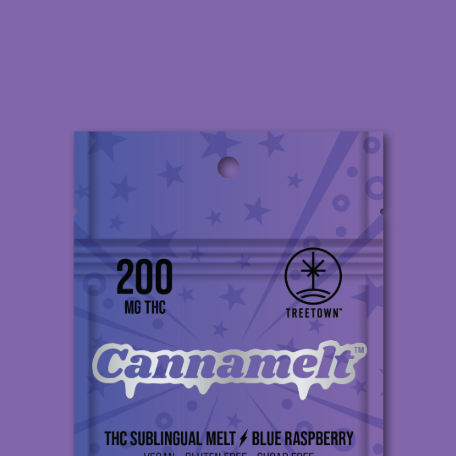 TREETOWN | 200MG CANNAMELT | BLUE RASPBERRY