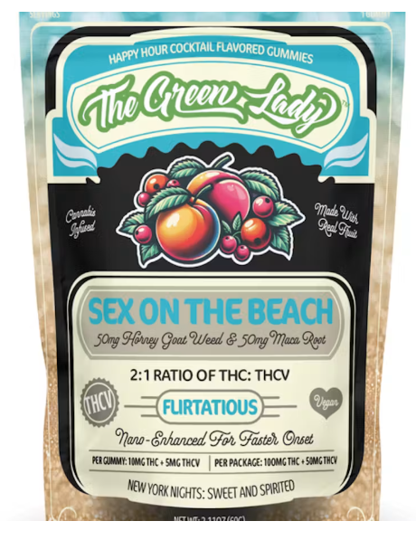 Sex On The Beach | Flirtatious Gummies | 10pk | 100mg