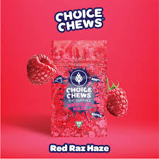 Choice Chews 200mg Gummies | Red Raz Haze