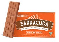 Detroit Edible Barracuda Bar Milk Chocolate Peanut Butter 200mg HD