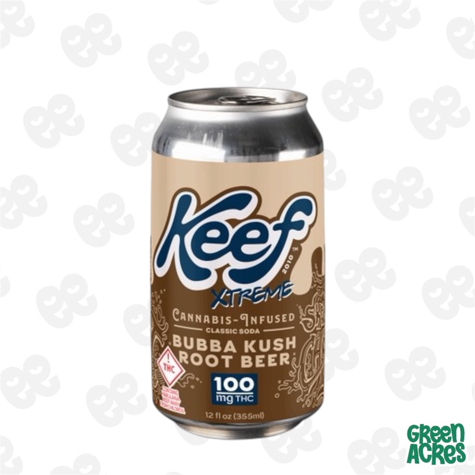 Keef Extreme: Bubba Kush 100MG THC Infused Soda