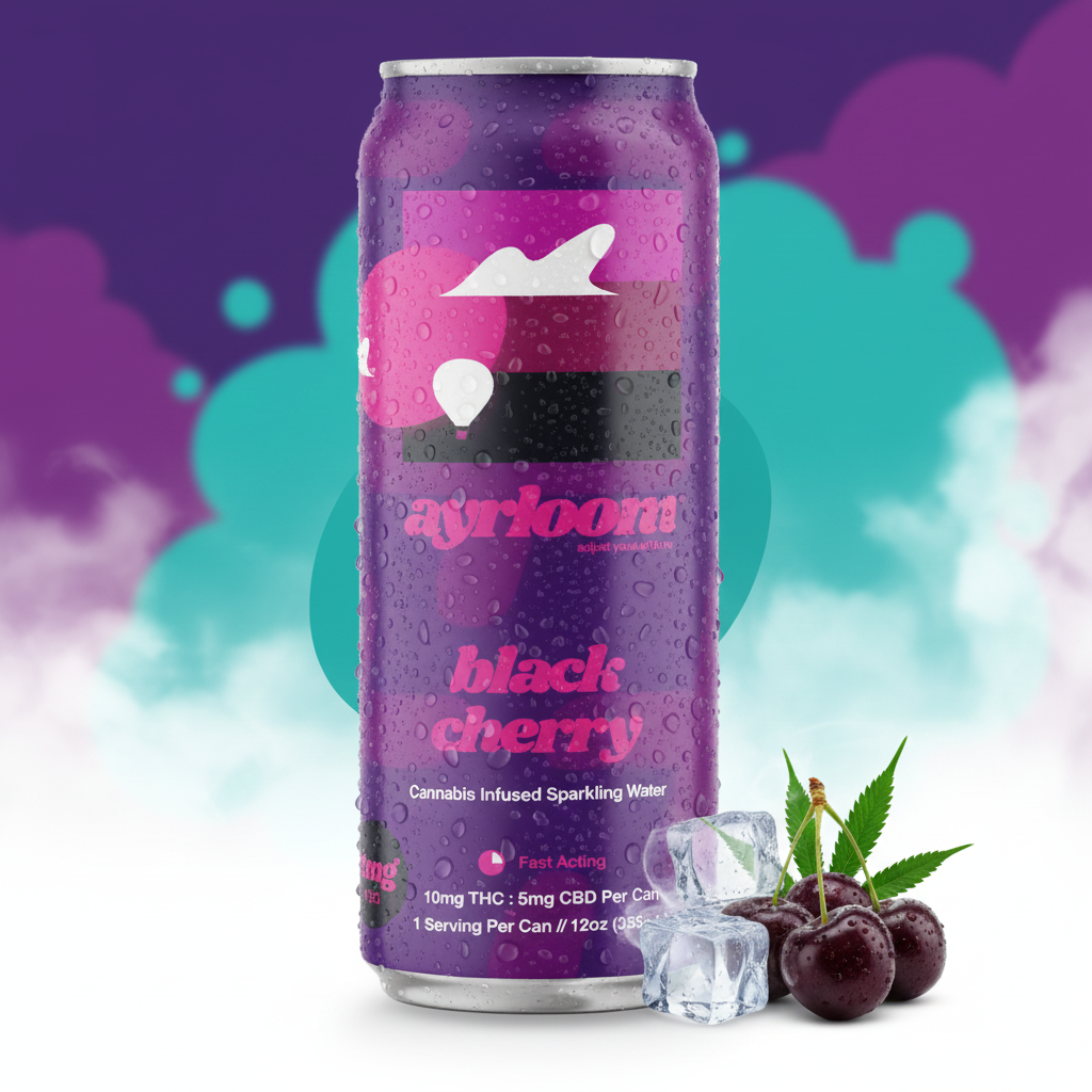 Ayrloom | Black Cherry | 2:1 | 10MG THC : 5MG CBD| Singles