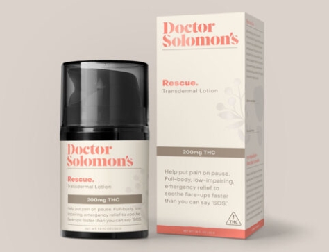 Dr. Solomon's Lotion 200mg THC- Rescue