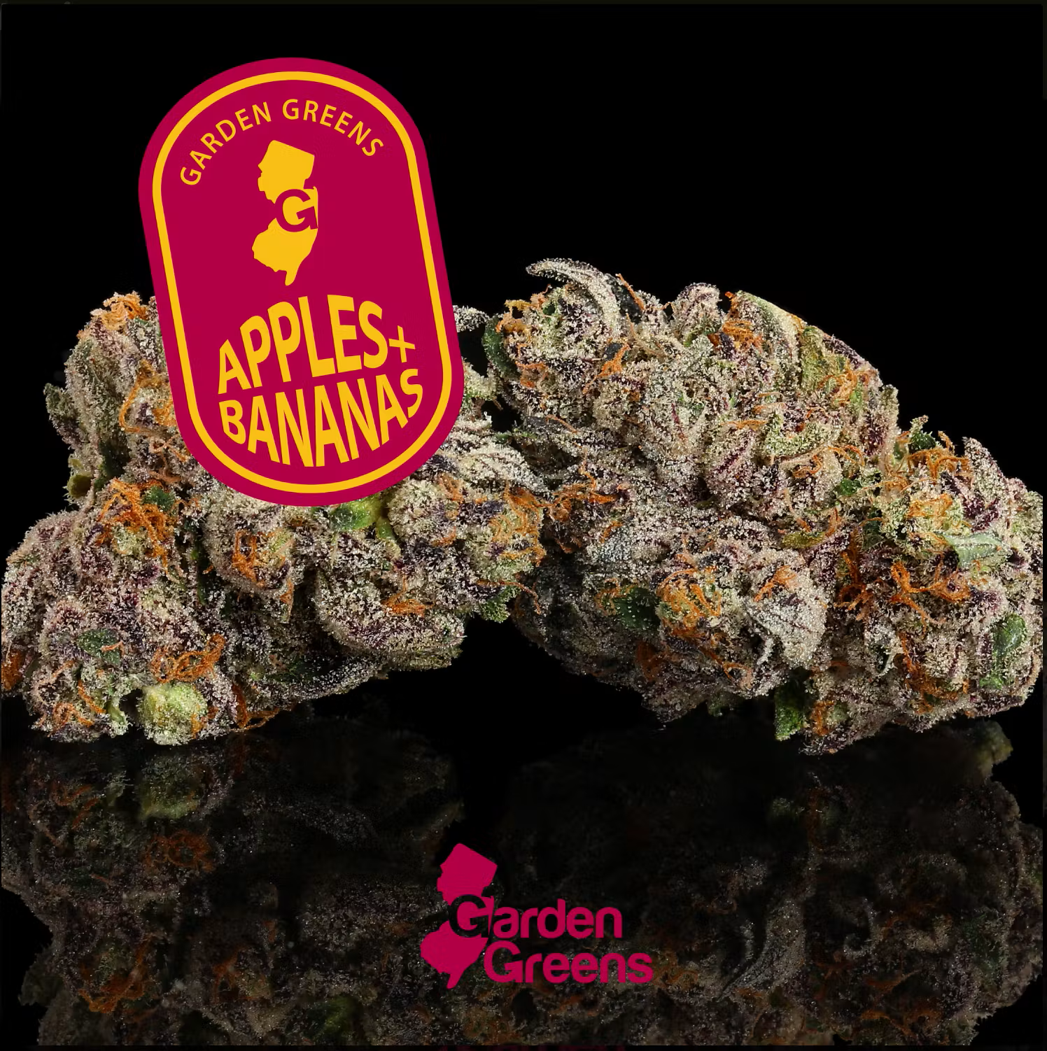 Garden Greens Apples & Bananas Flower (REC)