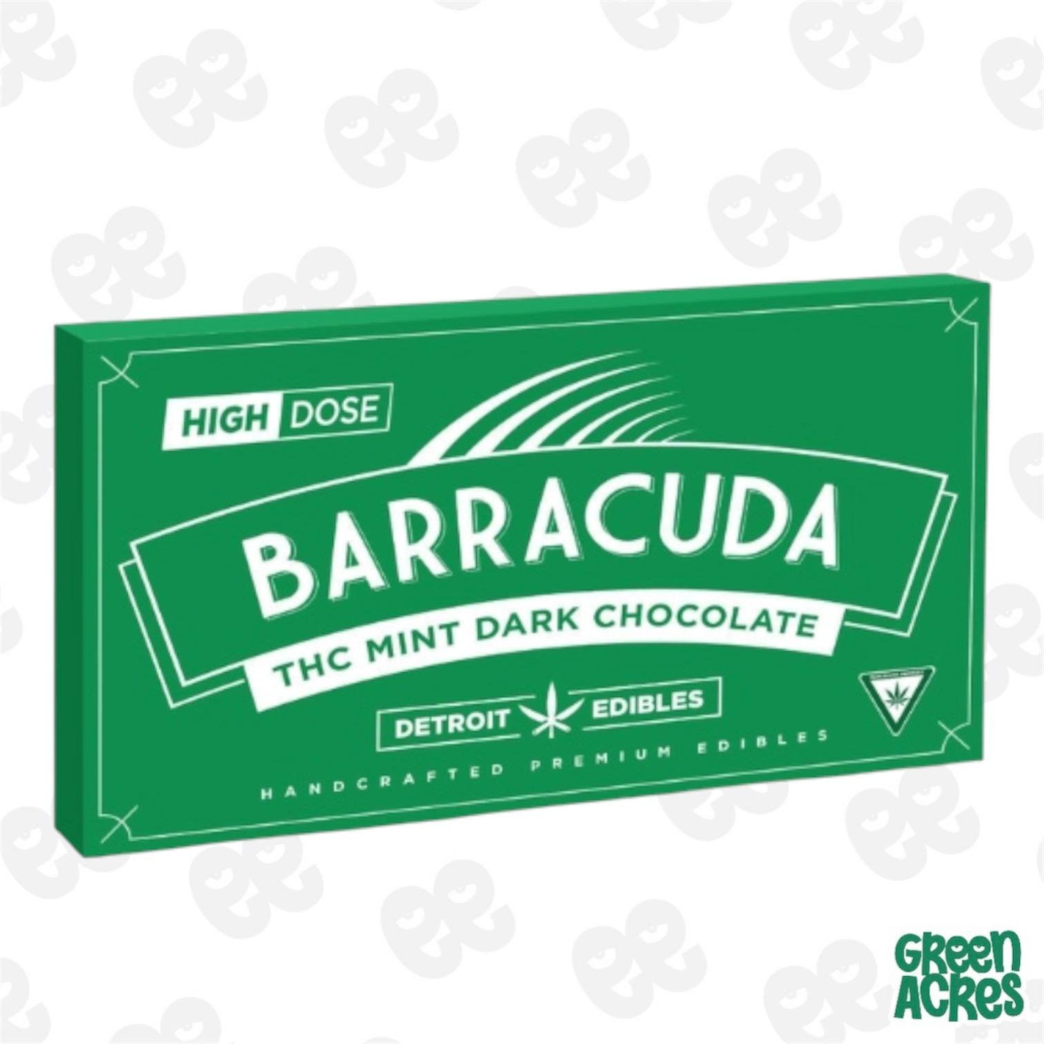 Barracuda: Dark Mint Chocolate Bar 200MG
