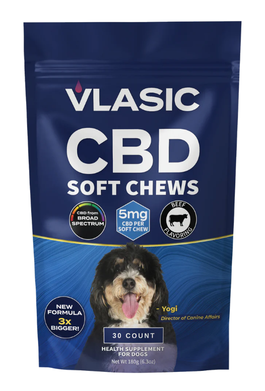 Vlassic - CBD Calming Dog Chews - Beef Flavor