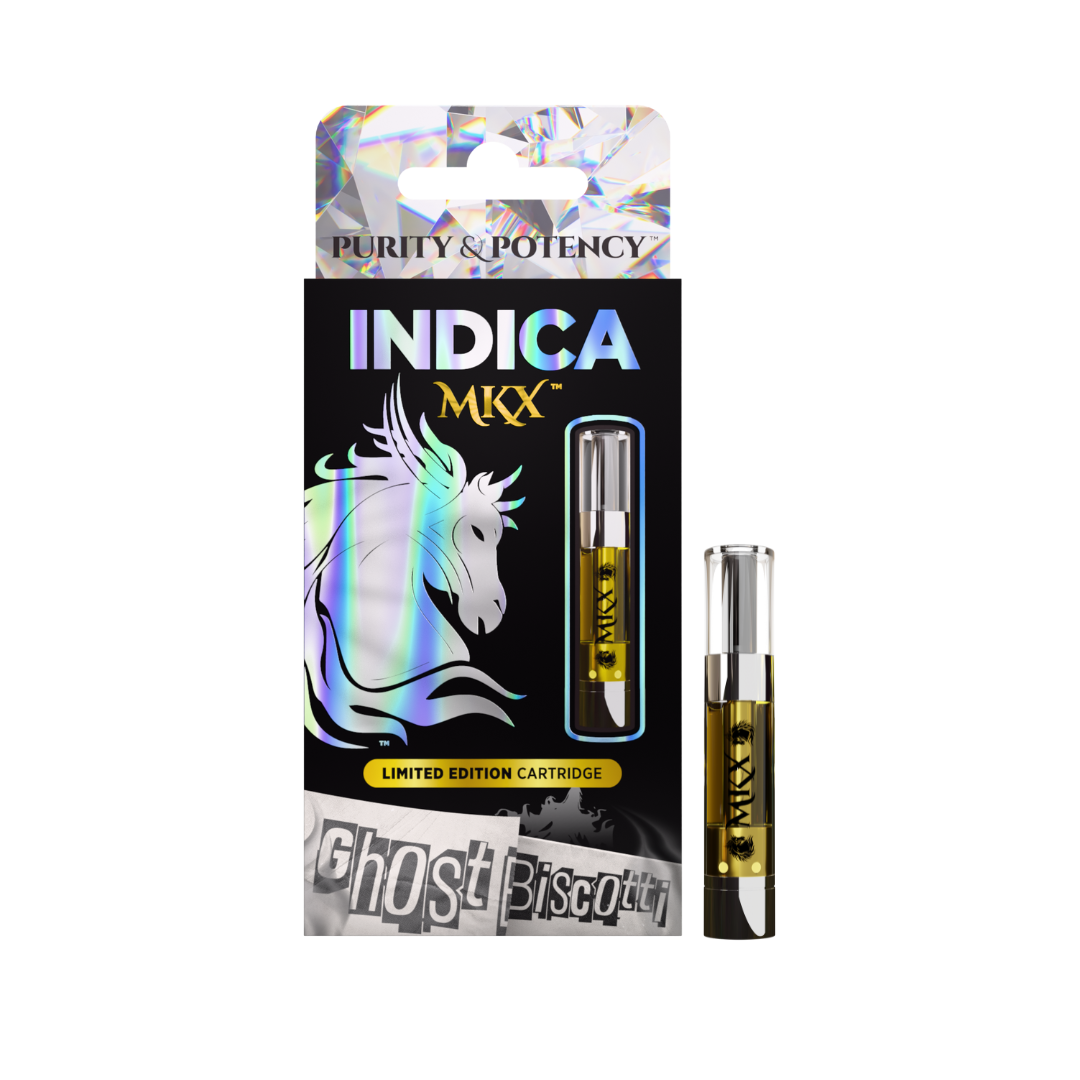 MKX 1 Gram 510 Thread Carts *LIMITED EDITION* - Ghost Biscotti (Indica)