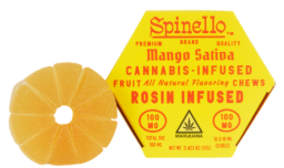 Spinello Sativa Mango Rosin Gummies