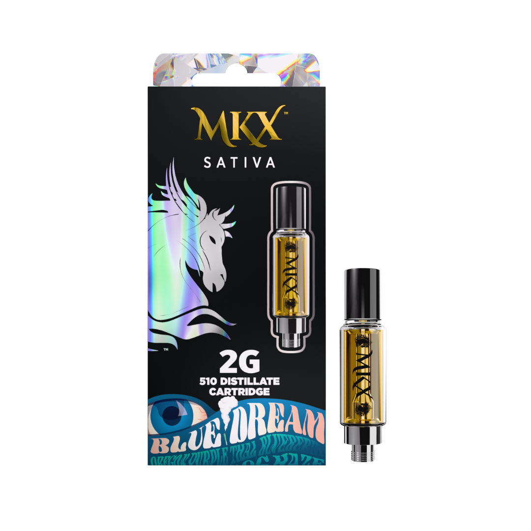 MKX 2 Gram 510 Thread Carts - Blue Dream 2g 510 Thread - Sativa