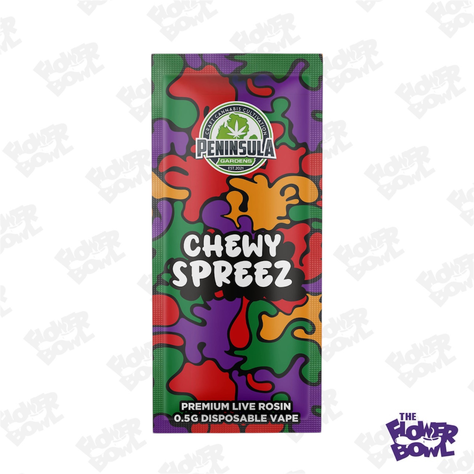 Peninsula Gardens: Chewy Spreez .5G Hash Rosin Disposable