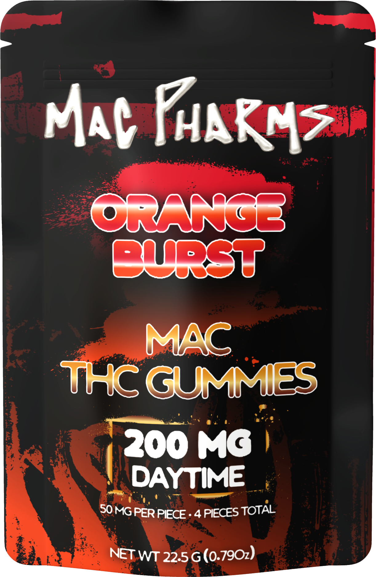 200mg Gummies | Orange Burst