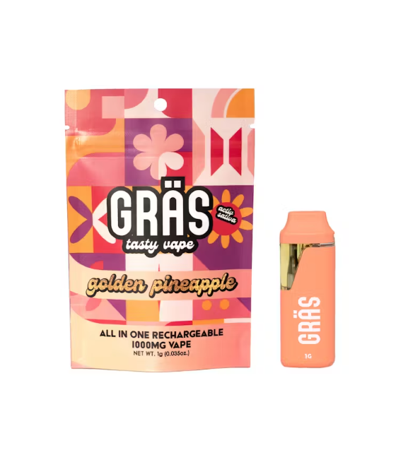 GRAS - Tasty Vape: 1000MG - Golden Pineapple