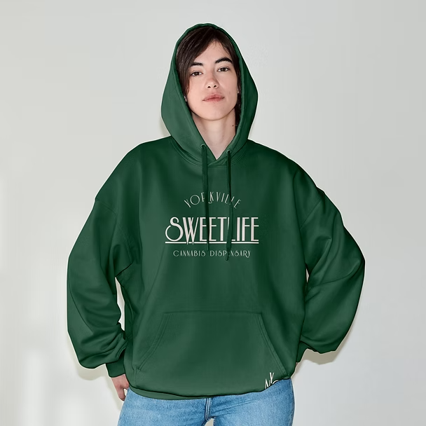 Unisex Hoodie S/m/l/xl Hunter Green