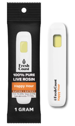 Fresh Coast - 1g Live Rosin Disposable Vape - Happy Hour