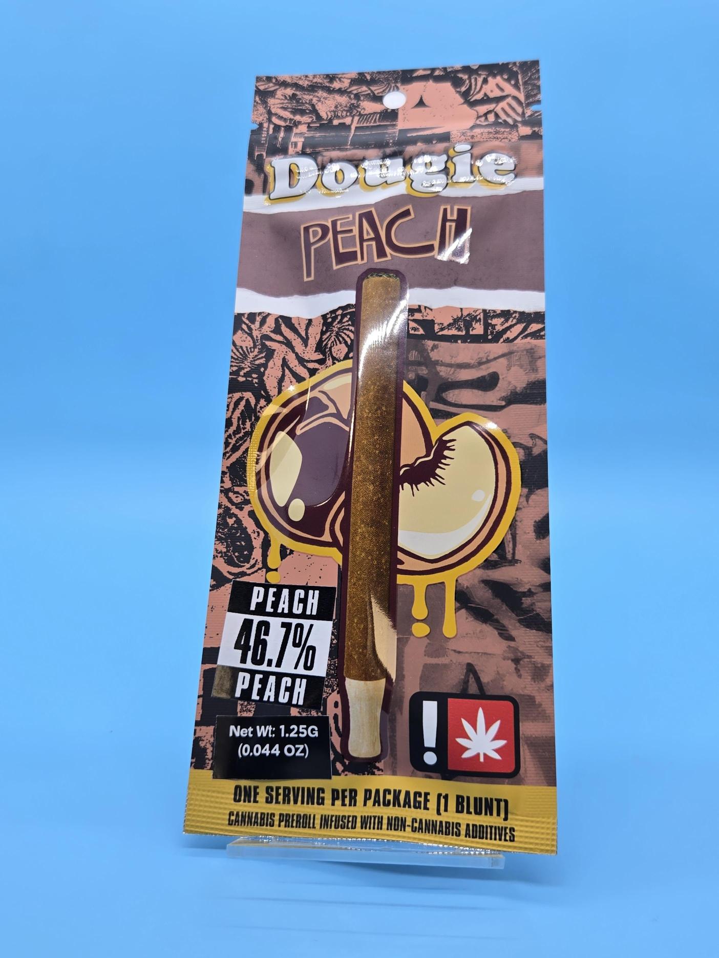 DOUGIE - INFUSED - BLUNT 1g - - FLAVOR - HYBRID - PEACH