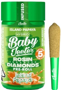 Island Papaya [H] - Quad Infused Baby Prerolls 5PK